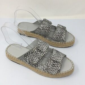 3/$25 LOGO Lori Goldstien Lindsay Leather Slides sandals